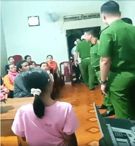 Police and other officials intrude into home of Y Krot Bya during worship in Buon Don District Dak Lak Province Vietnam on Nov. 15 2023. Morning Star News 278x300 hCp6Fc 8FktmQ